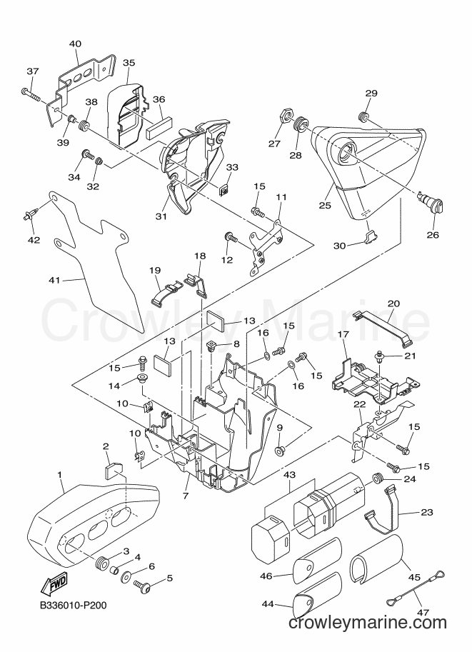 Yamaha Motors XVS950CU (B336) [010] - SIDE COVER