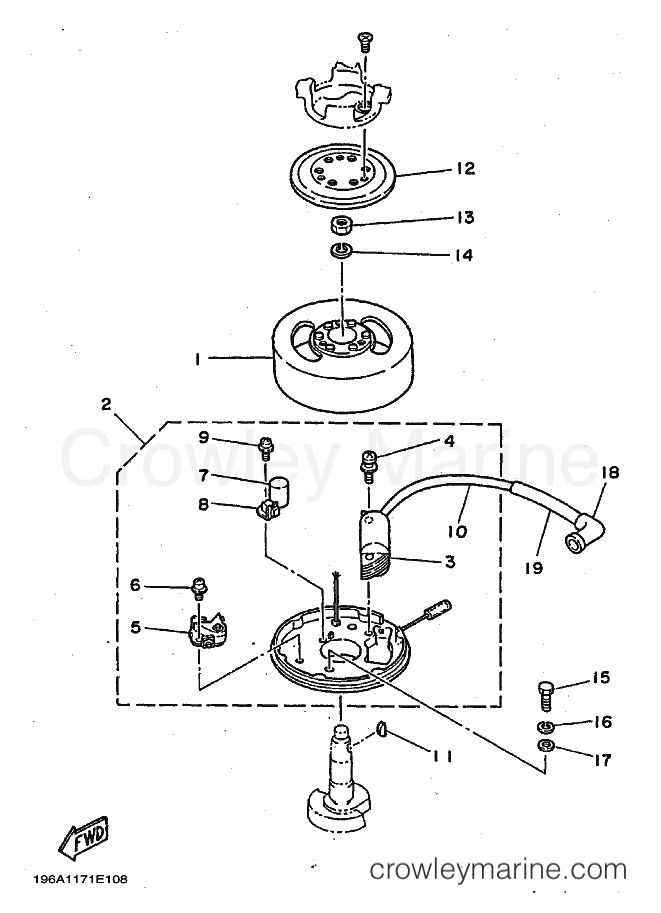 Yamaha Motors 2B (6A10) [010] - GENERATOR