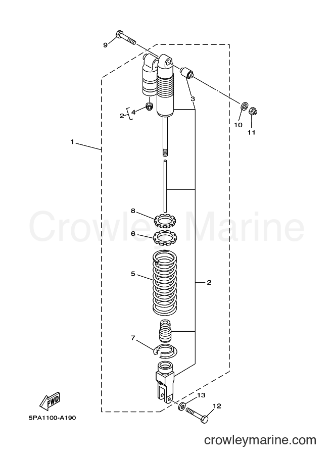 Yamaha Motors YZ85 (5PA4) [030] - REAR SUSPENSION