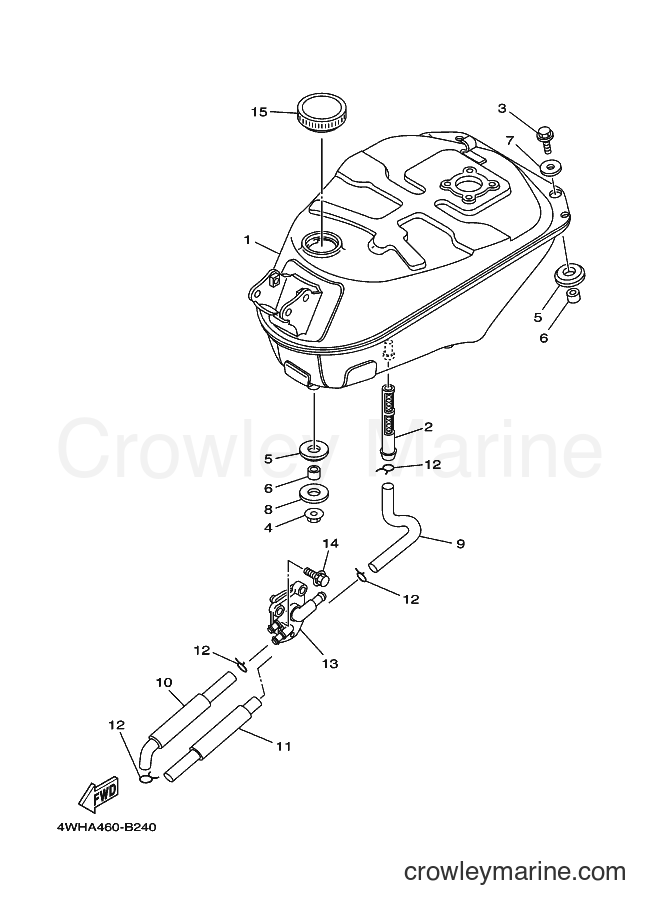 Yamaha Motors V110E (4WHD) [010] - FUEL TANK