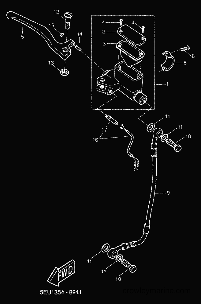 Yamaha Motors YH50 (5JB4) [020] - FRONT MASTER CYLINDER