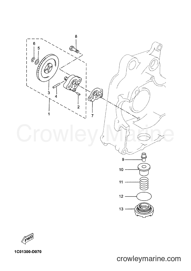2014 Scooter YP250RA - YP250RA (2DL2) [030] - OIL PUMP