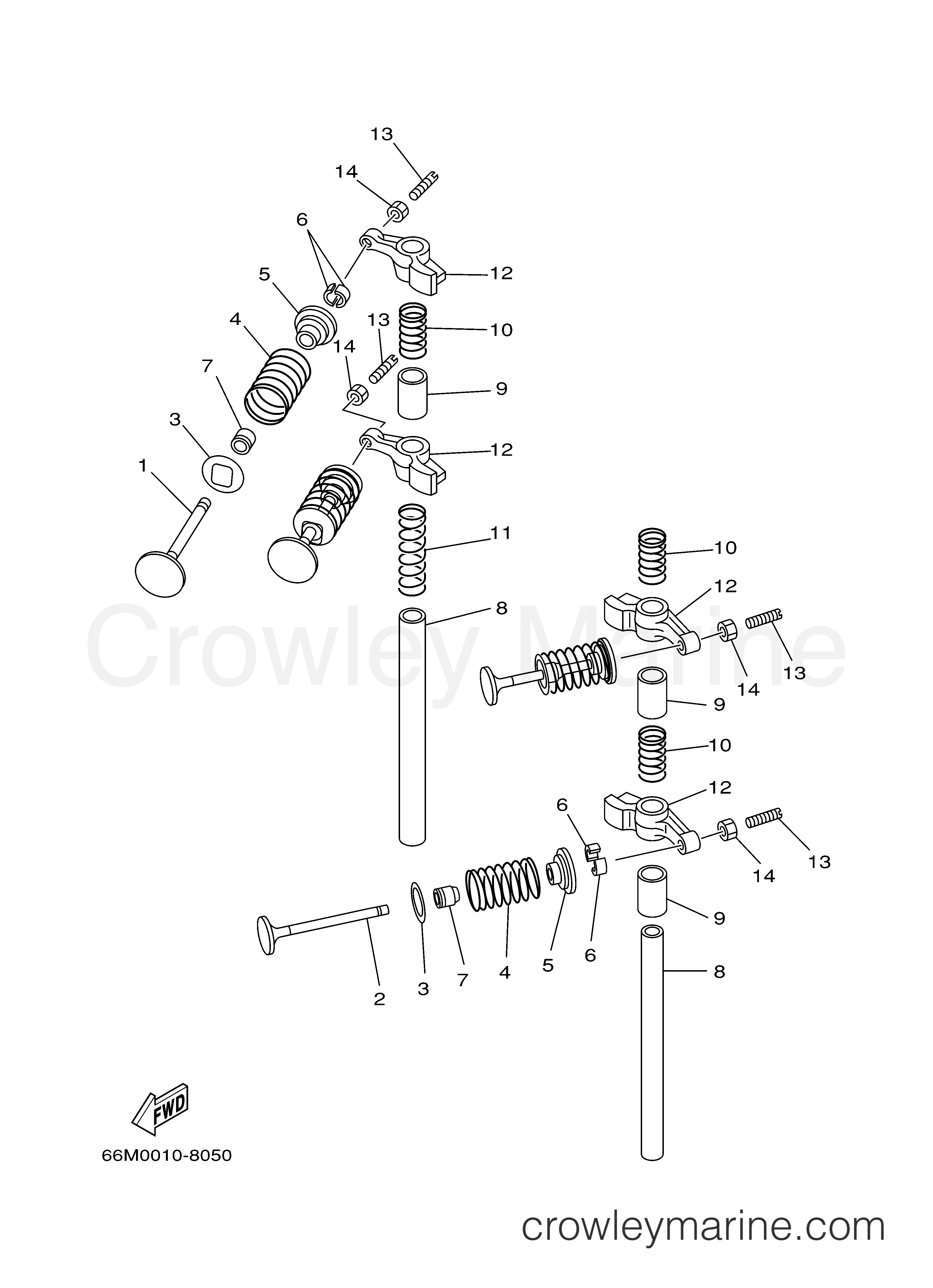 Yamaha Motors F15ESHY - VALVE