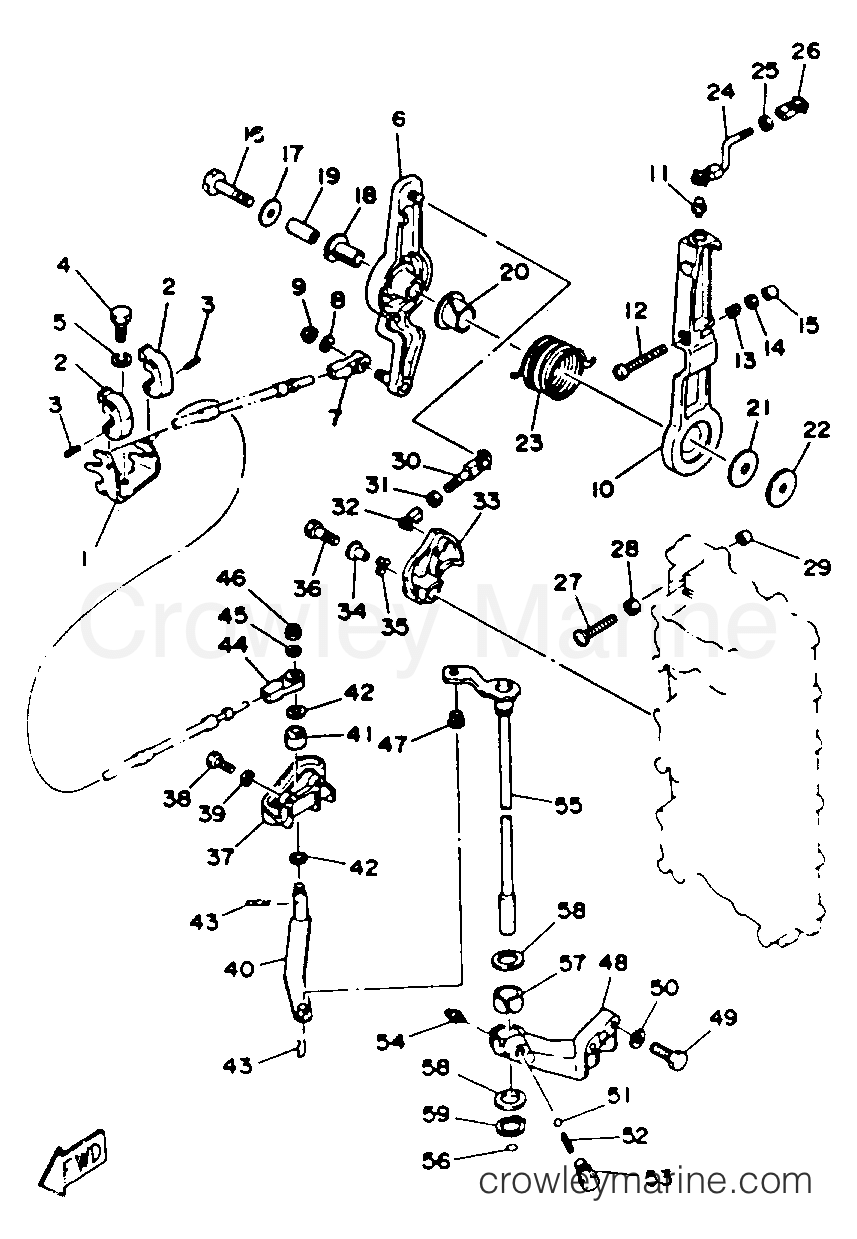 Yamaha Motors 200TJRR - CONTROL ENGINE