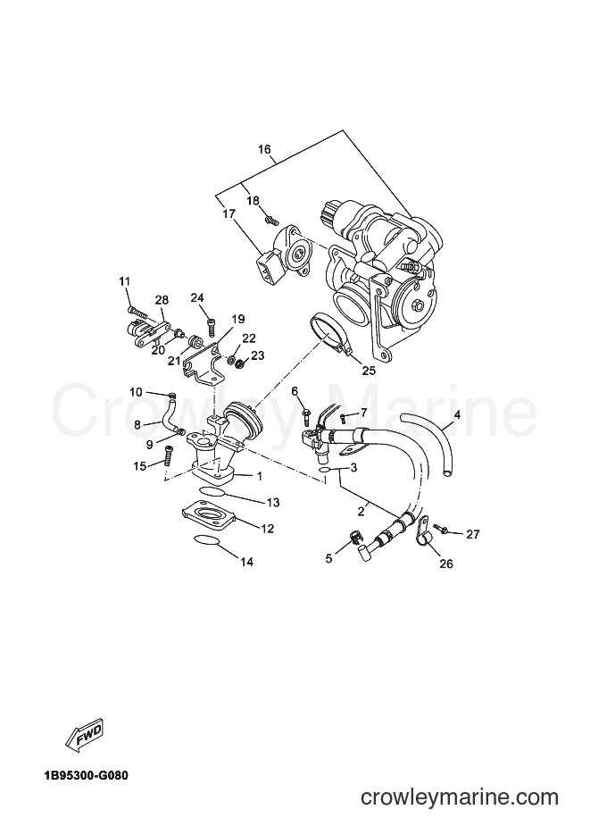 Yamaha Motors YP125R (1B99) [060] - INTAKE