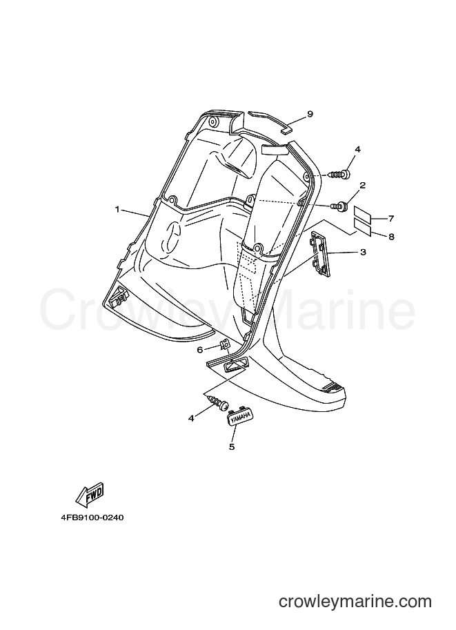 Yamaha Motors CY50 (3SAB) [010] - LEG SHIELD