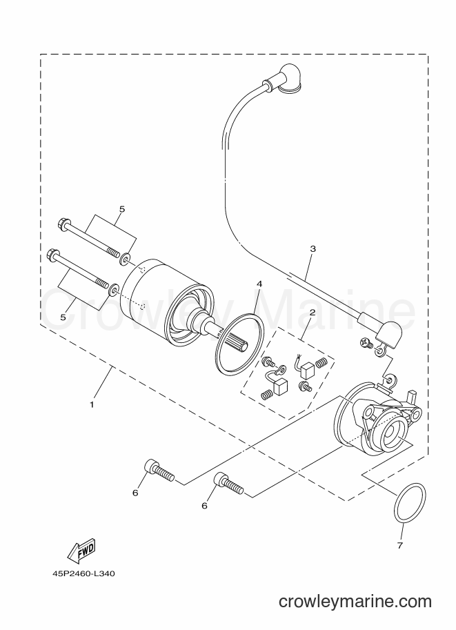 2012 Street Bike FZ16 - FZ16 (45P2) [010] - STARTING MOTOR