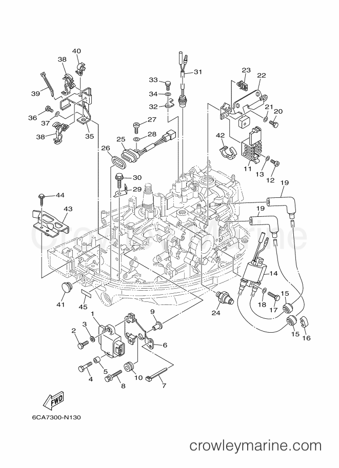 Yamaha Motors F9.9HMHL (6CA7) [130] - ELECTRICAL 1
