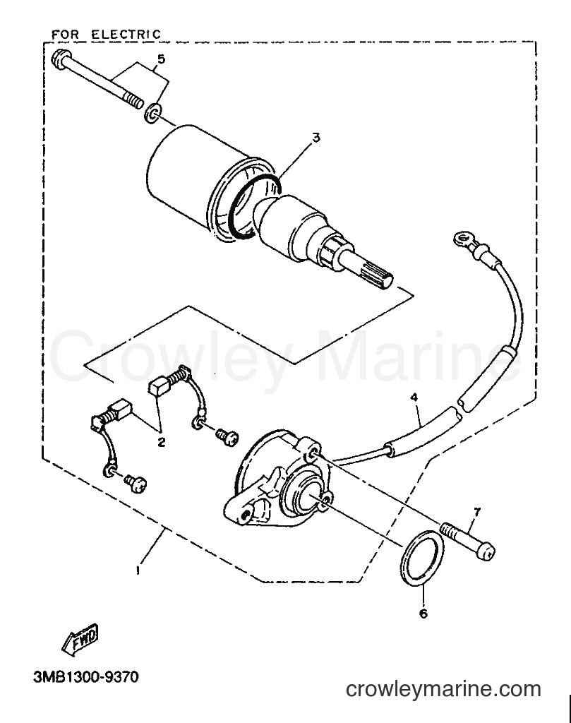 Yamaha Motors TDR125 (3SH2) [999] - STARTING MOTOR