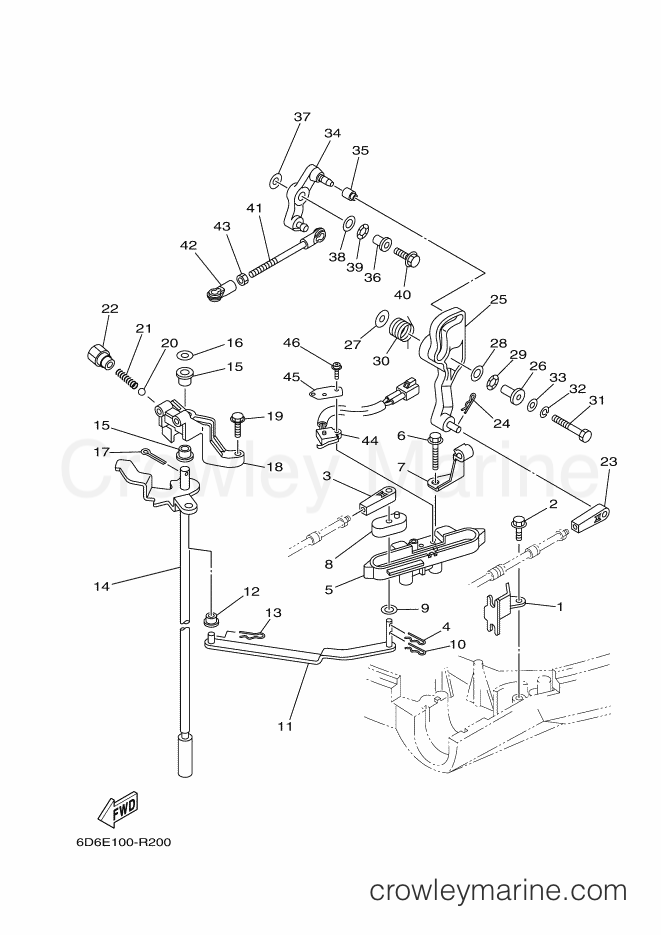 Yamaha Motors F100DETL (6D9E) [120] - CONTROL