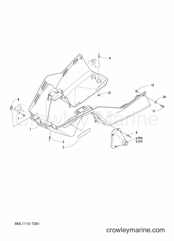 2018 Snowmobile SXR200 - SXR200 (8ML1) [010] - PANEL BODY