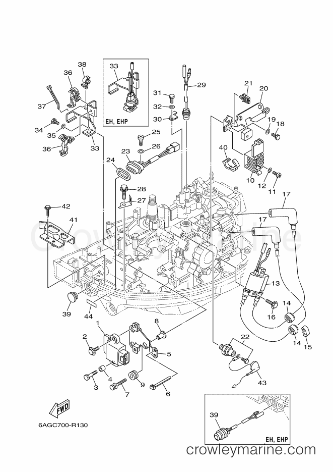 Yamaha Motors F15CMHS (6AGC) [210] - ELECTRICAL 1