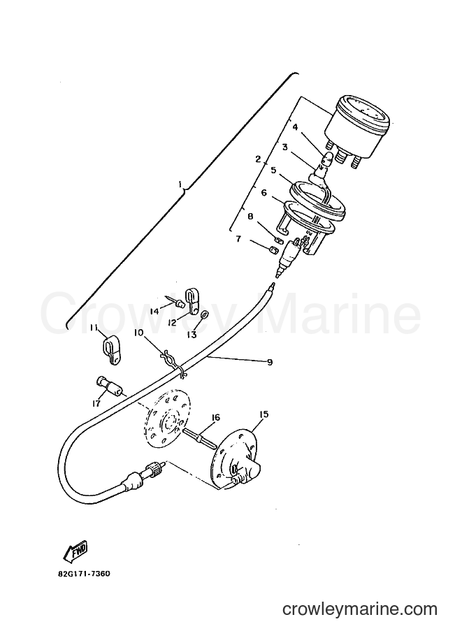 1994 Snowmobile BR250TS - BR250TS (8BC1) [010] - ALTERNATE (METER)