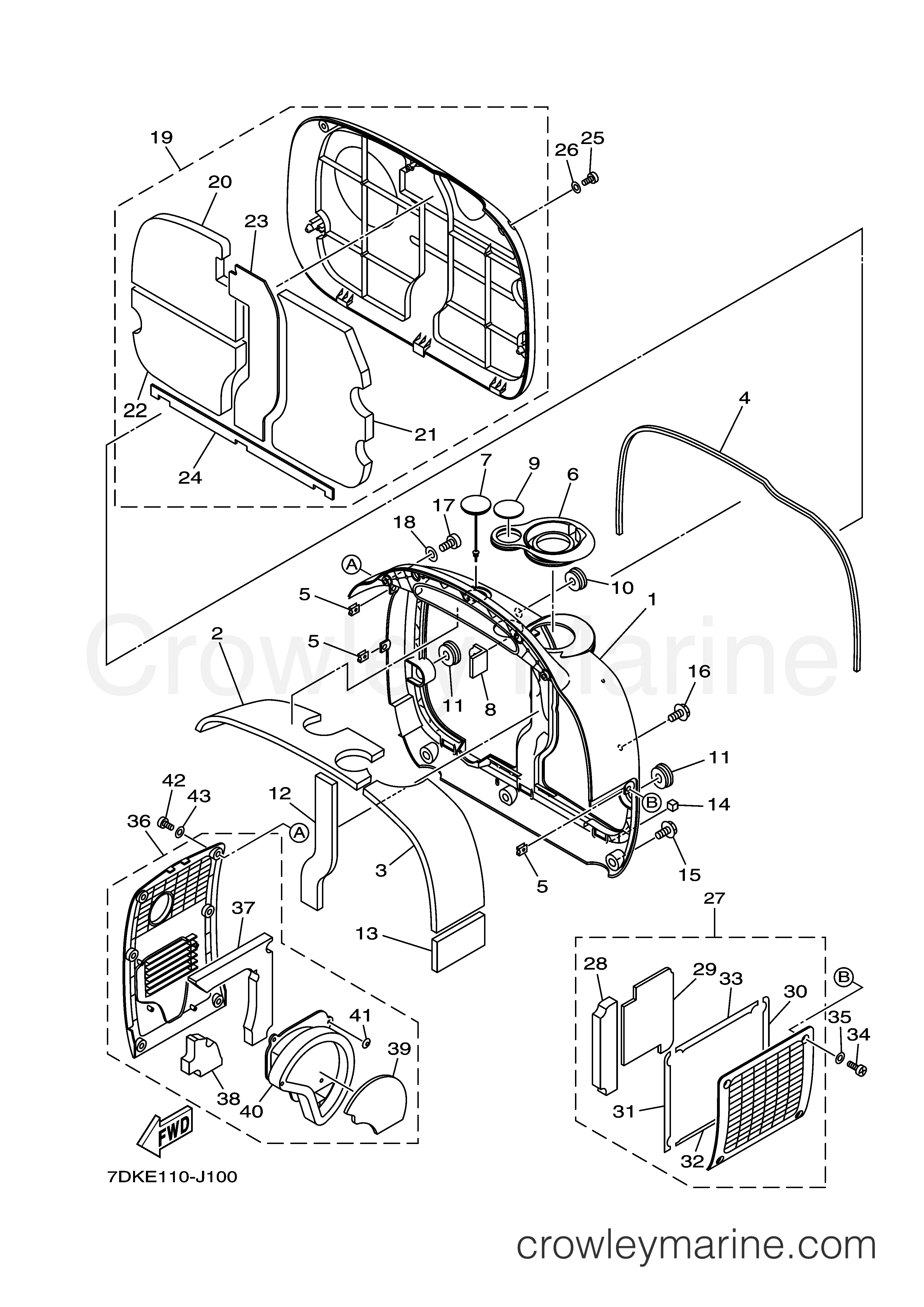 Yamaha Motors EF2000ISC  (EF2000ISC) - FRAME 2