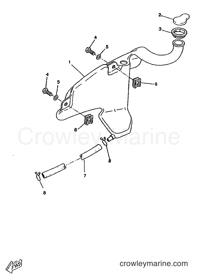 1996 Scooter CW50RS - CW50RS (4YA1) [999] - OIL TANK