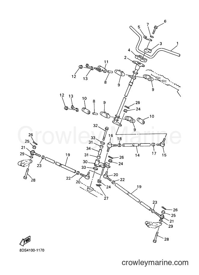 Yamaha Motors VT600 (8EB4) [030] - STEERING