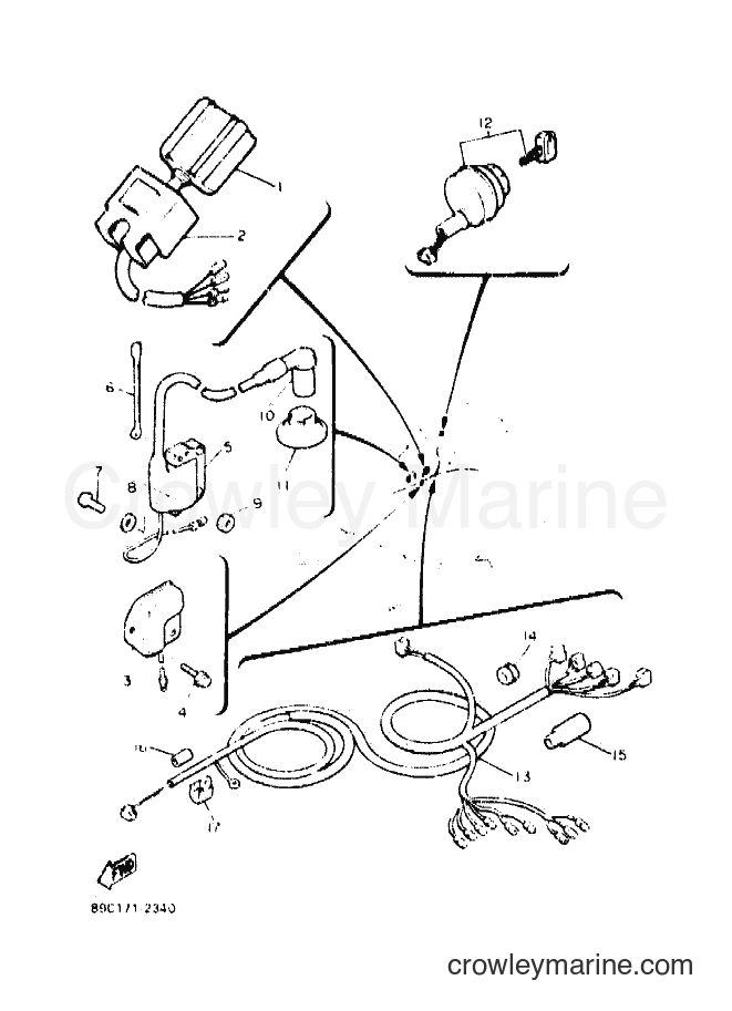 Yamaha Motors BR250TS (89C1) [010] - ELECTRICAL 1