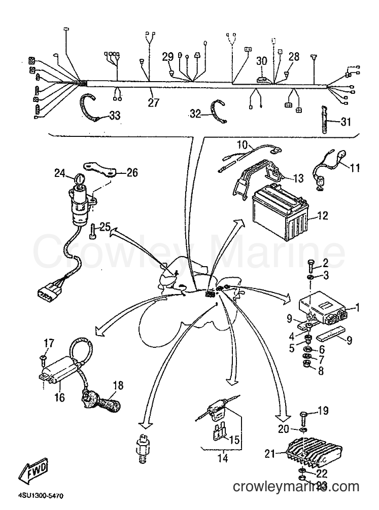 Yamaha Motors SRZ660 (4SU1) [999] - ELECTRICAL 1