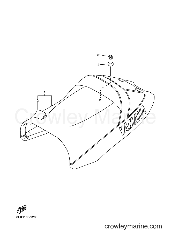 Yamaha Motors SXV70ER (8FB2) [010] - SEAT
