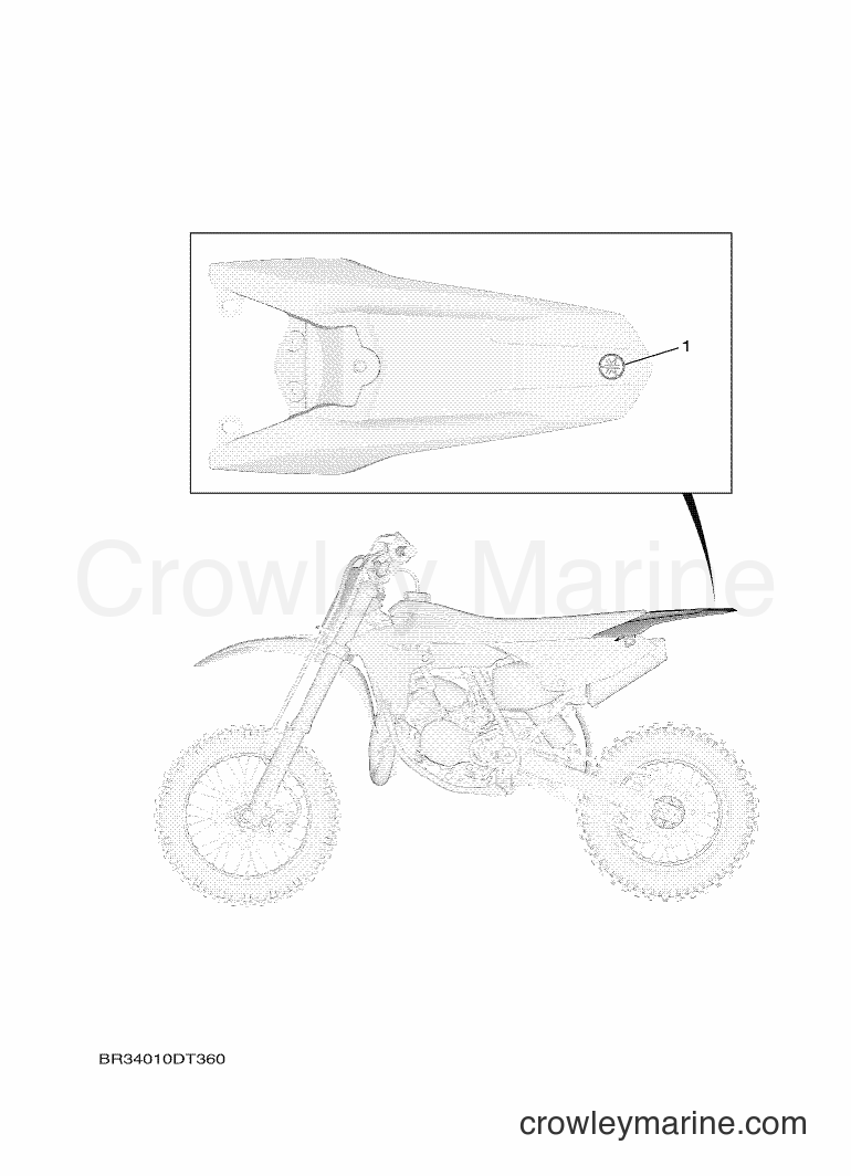 2018 Dirt Bike YZ65 - YZ65 (BR83) [010] - GRAPHIC & EMBLEM