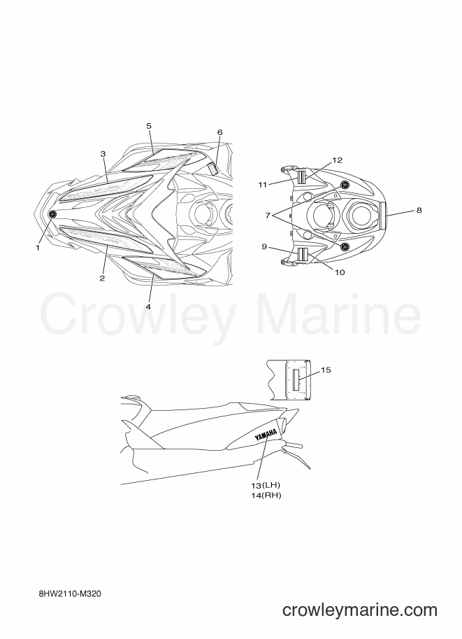 Yamaha Motors RS10ST (8HW2) [030] - EMBLEM