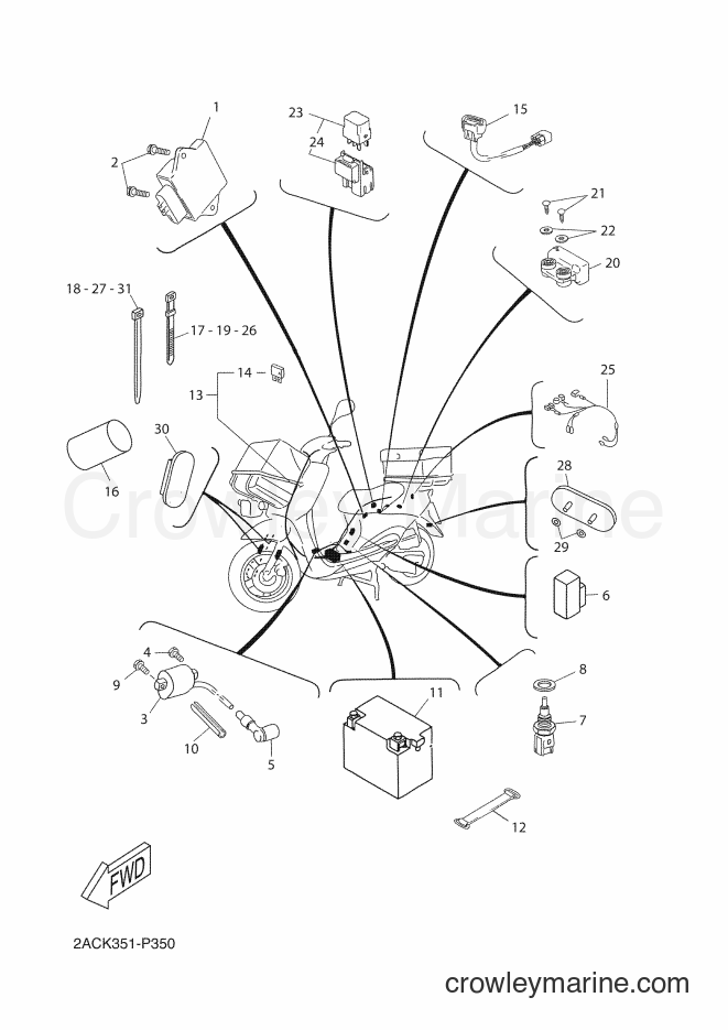 Yamaha Motors YN50FT (2ACL) [020] - ELECTRICAL 2