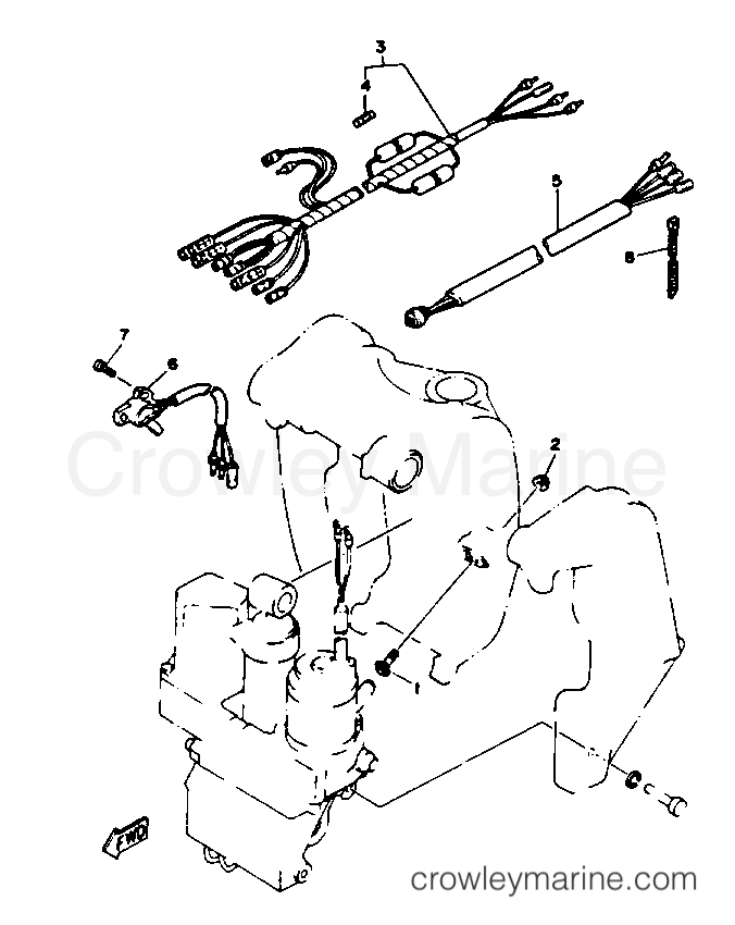 Yamaha Motors 115TLRQ - BRACKET 2