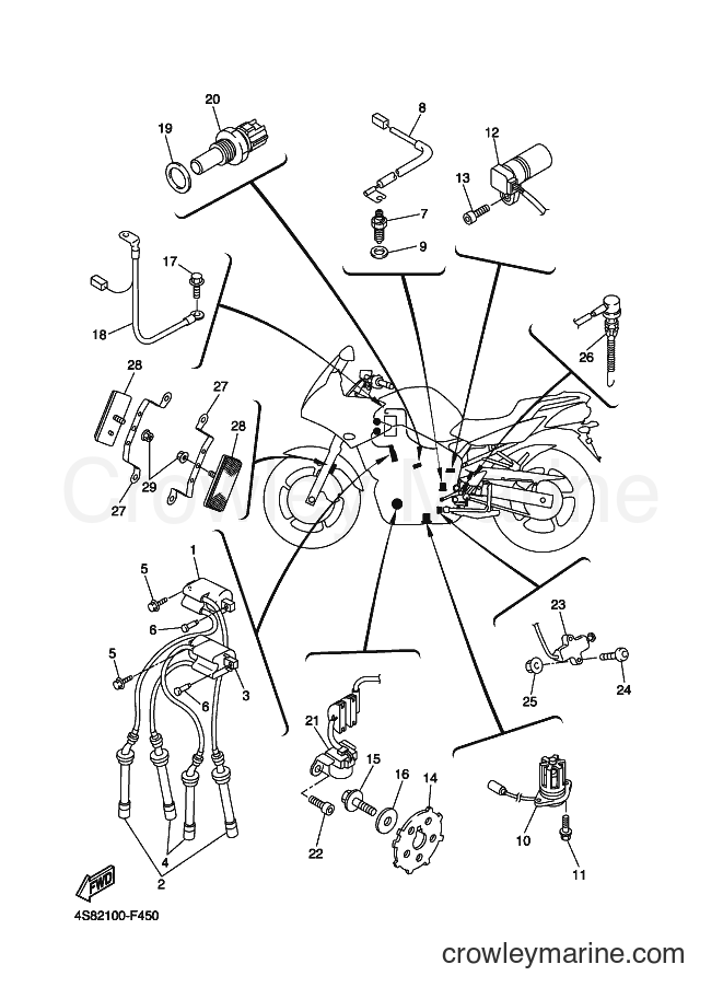 2008 Street Bike FZ6-SHG - FZ6-SHG (4S8A) [010] - ELECTRICAL 1