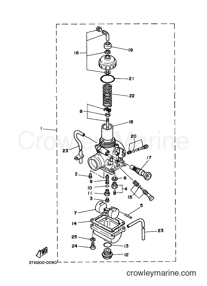 2002 Dirt Bike DT175 - DT175 (3FJE) [010] - CARBURETOR