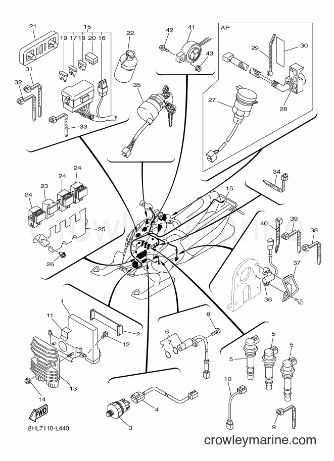 Yamaha Motors RFX10R (8GL7) [020] - ELECTRICAL 1