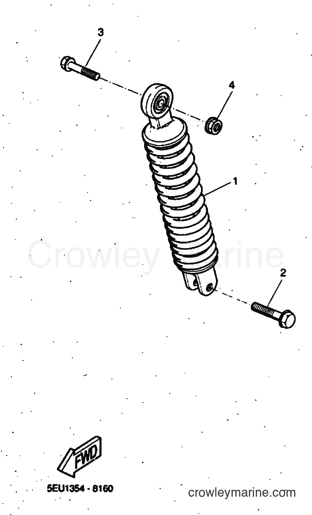 1999 Scooter YH50 - YH50 (5FV1) [010] - REAR SUSPENSION