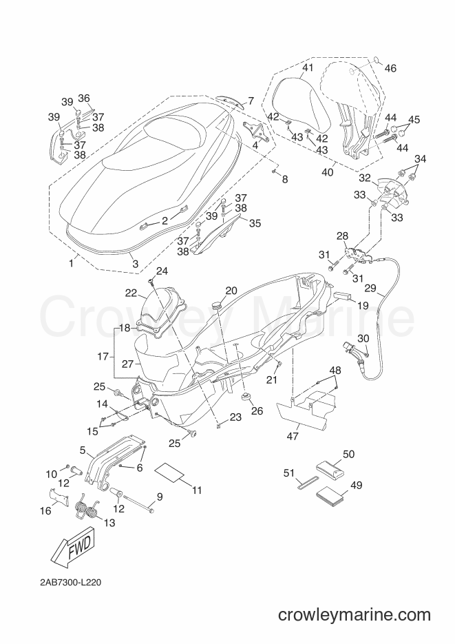 2012 Scooter YP125R - YP125R (2AB7) [060] - SEAT