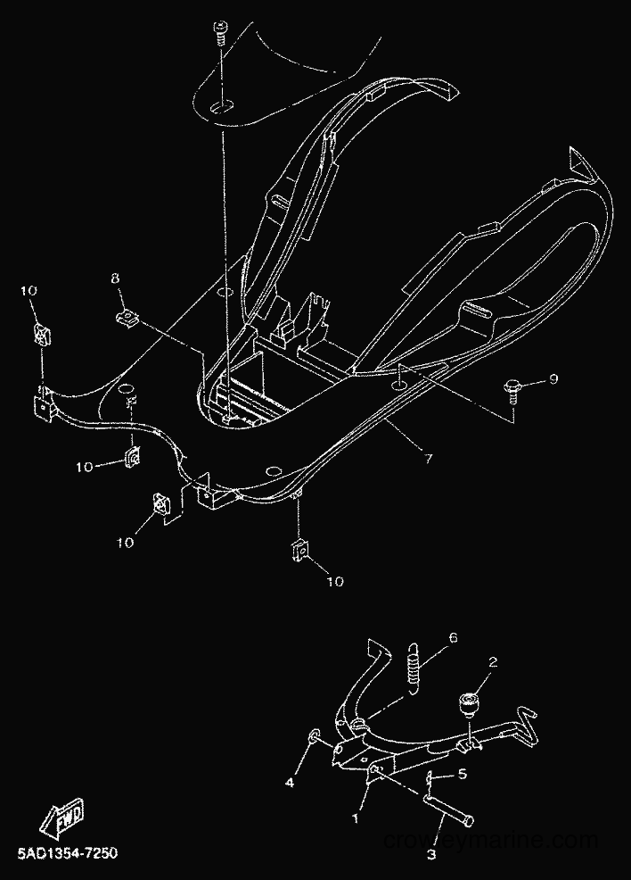 Yamaha Motors YN50 (5BV5) [010] - STAND & FOOTREST
