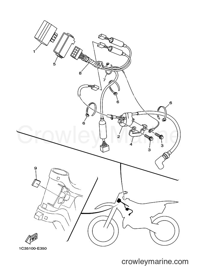 2006 Dirt Bike YZ125 - YZ125 (1C36) [010] - ELECTRICAL 1