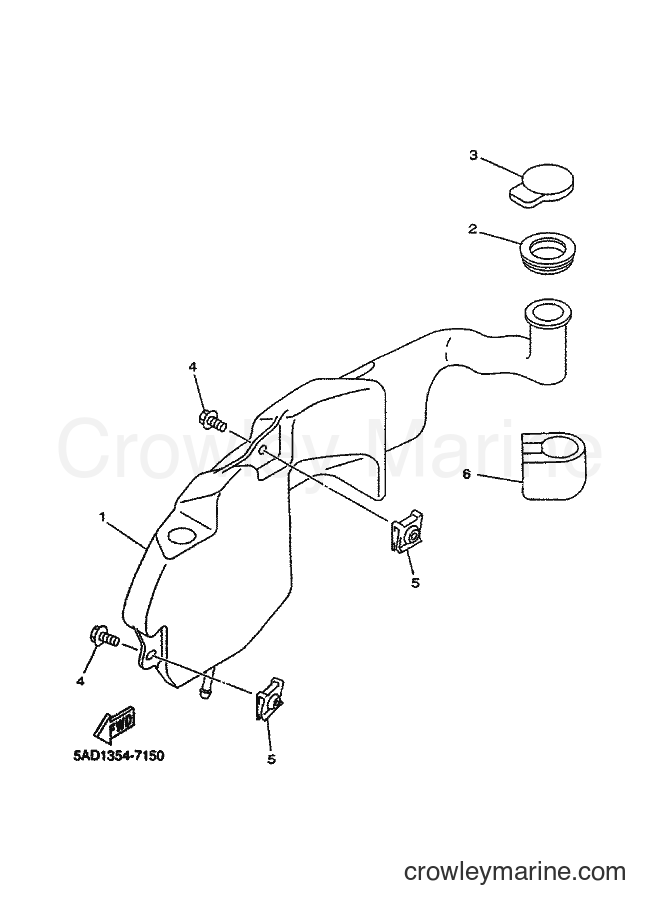 2000 Scooter YN50 - YN50 (5BW3) [010] - OIL TANK
