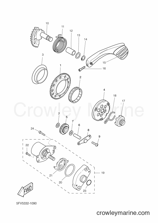Yamaha Motors CS50M (2AD3) [010] - STARTER