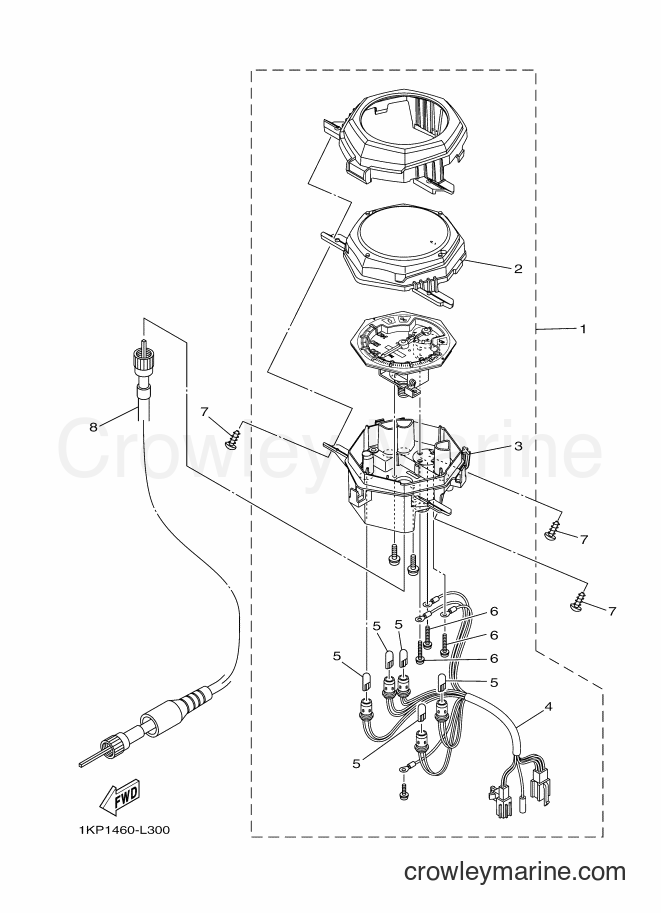 Yamaha Motors AL115FX (1KPB) [010] - METER
