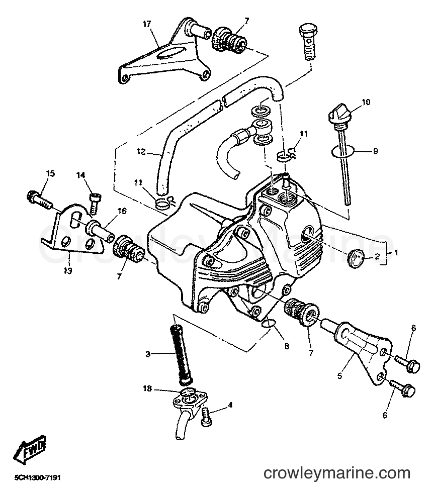 Yamaha Motors TT600R (5CH4) [020] - OIL TANK