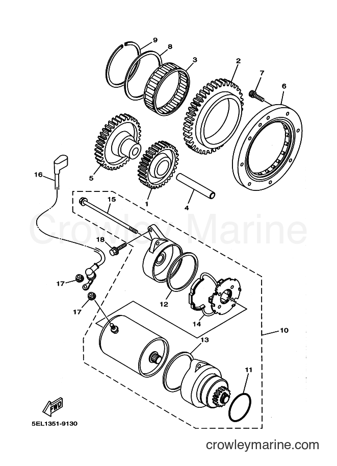 Yamaha Motors XVS1100A (5KS9) [010] - STARTER