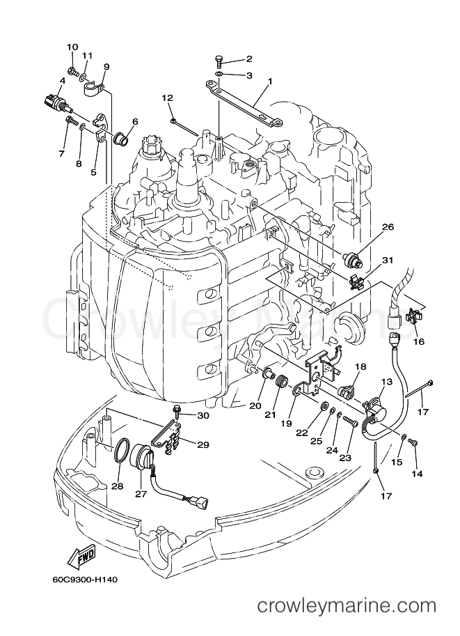 Yamaha Motors F95AETL (6S08) [040] - ELECTRICAL 3
