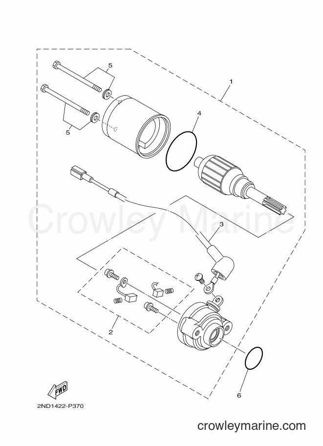 Yamaha Motors T150 (2NDF) [010] - STARTING MOTOR