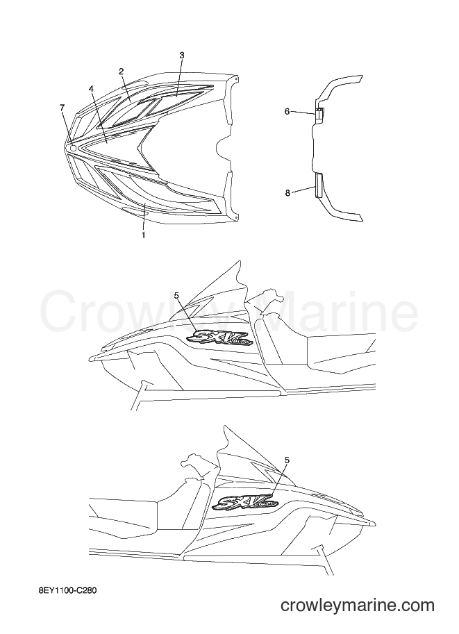2004 Snowmobile SXV60ER - SXV60ER (8EY1) [020] - EMBLEM