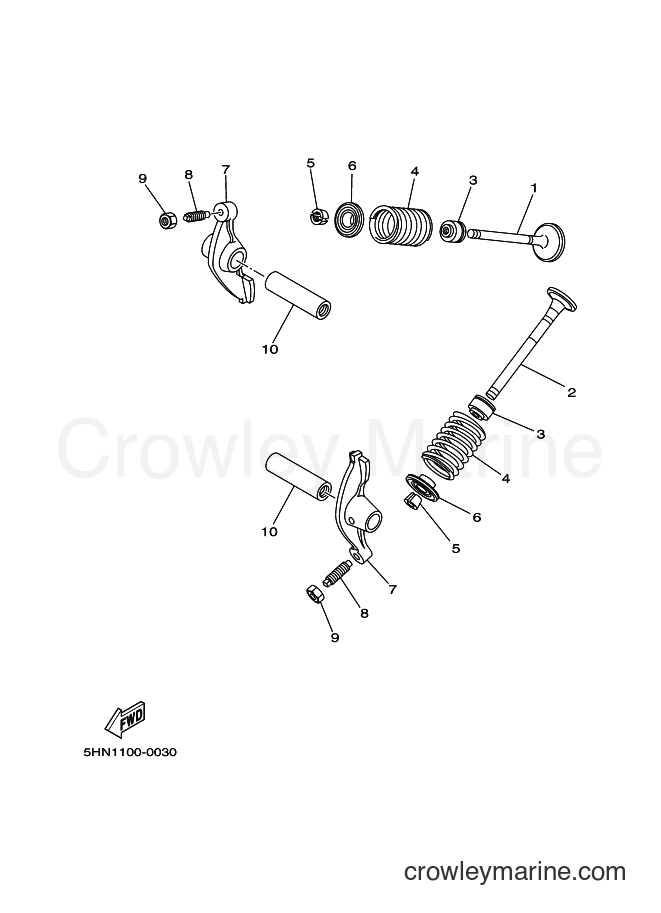 2007 Dirt Bike TT-R90E - TT-R90E (3P27) [010] - VALVE