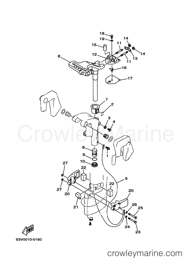 Yamaha Motors 9.9F (63V) [060] - BRACKET 2