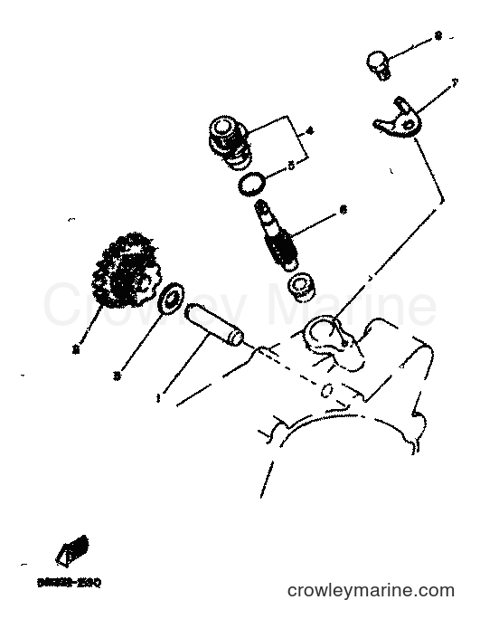 1982 Street Bike RD80 - RD80 (12G) [999] - TACHOMETER GEAR