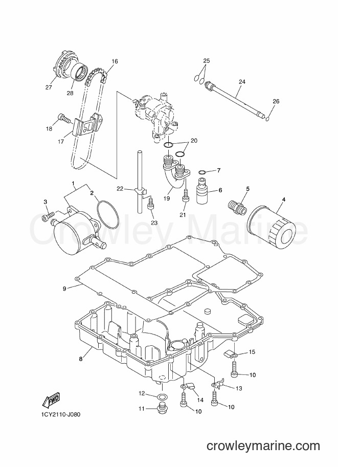 2011 Sport Bike FJR1300A - FJR1300A (1CYE) [010] - OIL COOLER