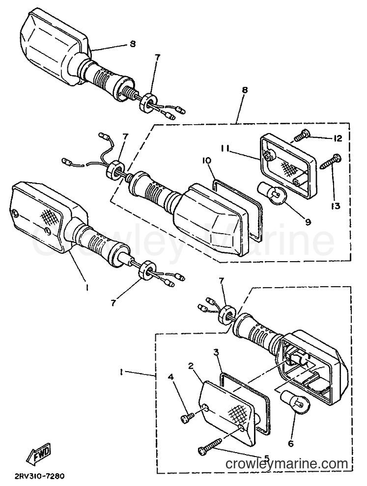 Yamaha Motors FS1 (2RV) [999] - FLASHER LIGHT