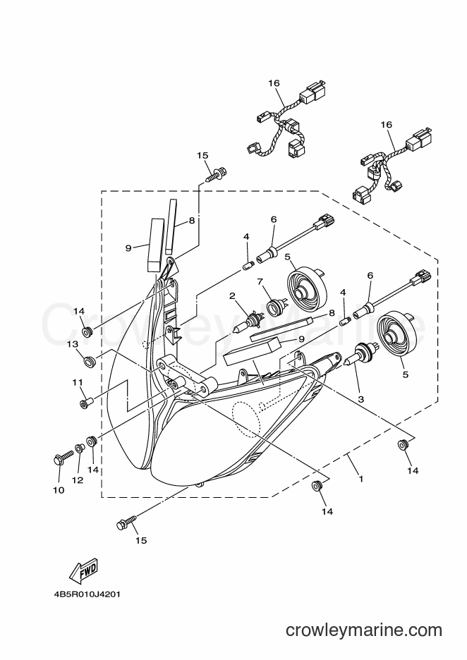 Yamaha Motors XP500 (1UD1) [010] - HEADLIGHT