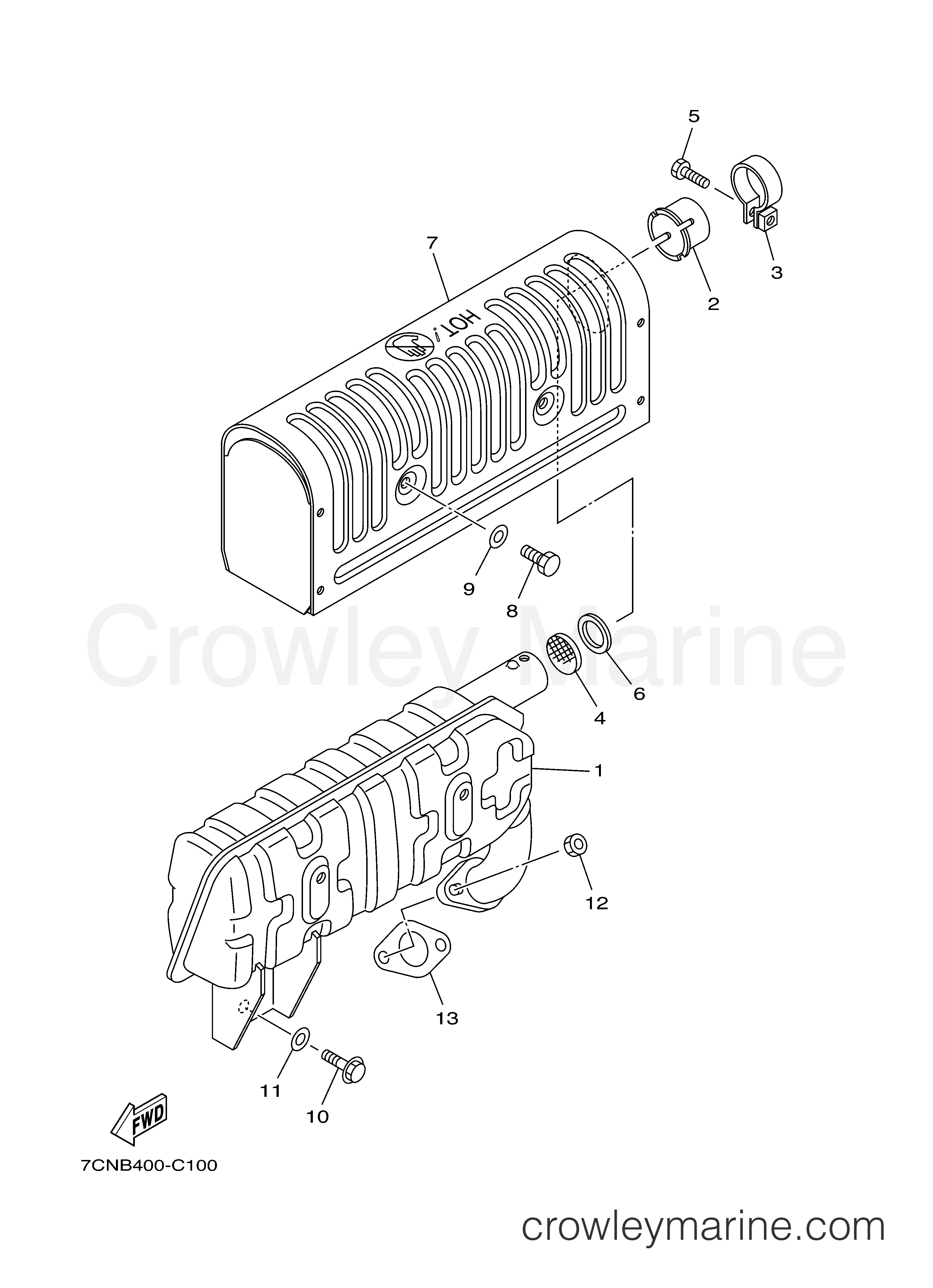 Yamaha Motors YP30GH - EXHAUST