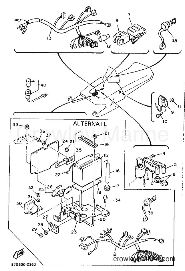 1990 Snowmobile PX480P - PX480P (87G1) [999] - ELECTRICAL 1